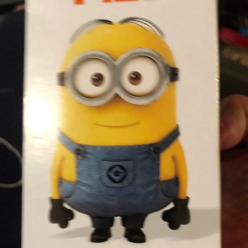 Universal Despicable Me Minion Ornament Box – White, Orange, Black